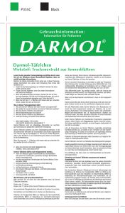 Darmol Täfelchen Gebrauchsinformation