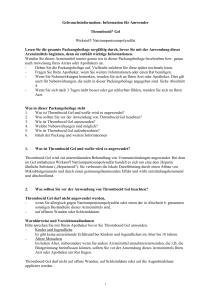 Thrombocid Salbe