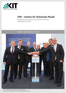 ITEP – Institut für Technische Physik