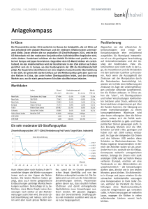 Anlagekompass - Bank Thalwil