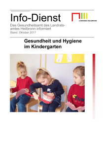 2017-9 Gesundheit und Hygiene im Kindergarten