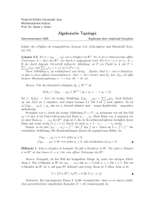 Algebraische Topologie - Friedrich-Schiller