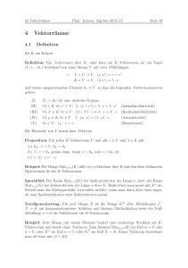 4 Vektorräume - D-MATH