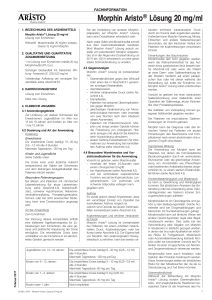 Morphin Aristo Lösung 20 mg/ml - SRZ