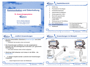 Kommunikation und Datenhaltung