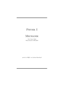 Physik I Mechanik