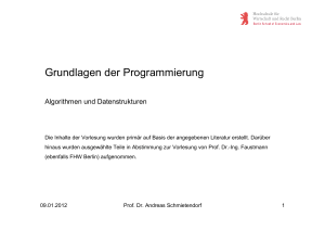 Grundlagen der Programmierung