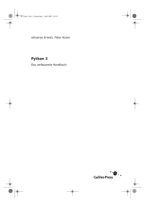 Python 3 - Die Onleihe