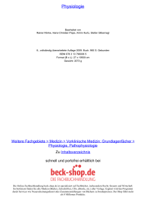 Physiologie - ReadingSample - Beck-Shop