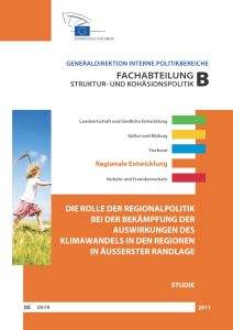 die rolle der regionalpolitik bei der bekämpfung der auswirkungen