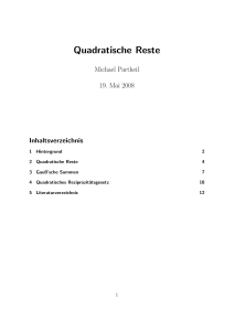 Quadratische Reste