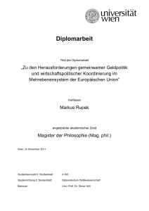 Diplomarbeit