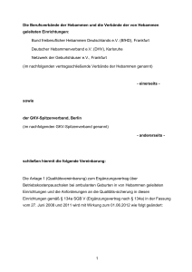 Anlage 1 - Bund freiberuflicher Hebammen Deutschlands e.V.