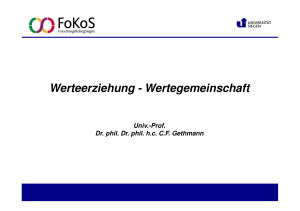 Powerpoint-Präsentation Herr Prof. Dr. phil. Dr. phil. h.c. C.F.