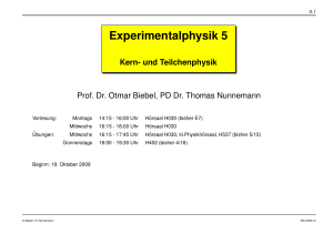 Experimentalphysik 5