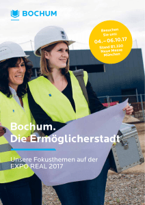 Bochum. Die Ermöglicherstadt - Bochum Wirtschaftsentwicklung