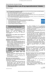 Pantoprazol-Micro Labs 40 mg magensaftresistente Tabletten