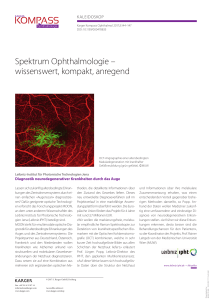 Spektrum Ophthalmologie – wissenswert, kompakt, anregend