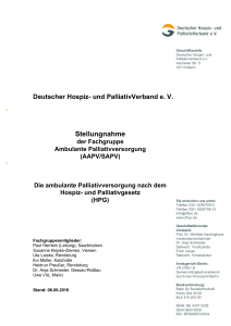 Stellungnahme - Deutscher Hospiz