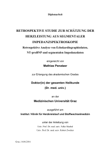 retrospektive studie zur schätzung der herzleistung aus segmentaler