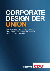 corporate design der union