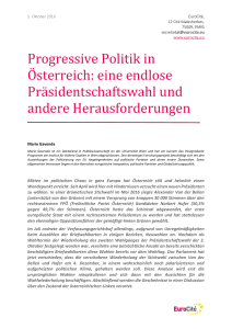 Progressive Politik in Österreich: eine endlose