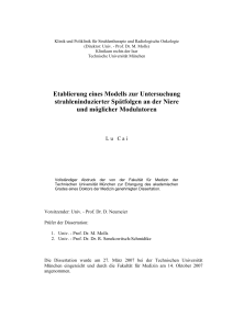 Klinik und Poliklinik für Strahlentherapie und Radiologische Onkologie