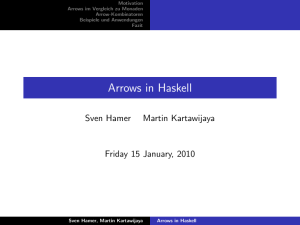 Arrows in Haskell