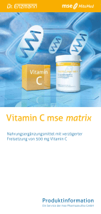 Vitamin C mse matrix