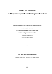 Technik und Einsatz von hochtemperatur