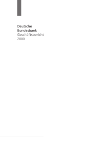 Deutsche Bundesbank - Geschäftsbericht