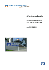 Offenlegungsbericht - volksbank