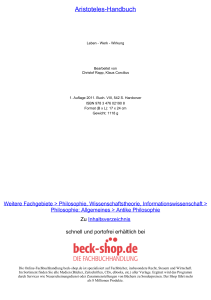 Aristoteles-Handbuch - ReadingSample - Beck-Shop