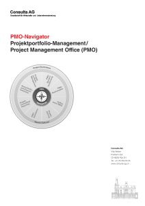PMO-Navigator Projektport folio-Management