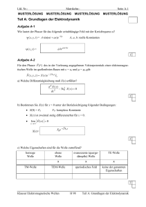 Teil A: Grundlagen der Elektrodynamik - Ruhr