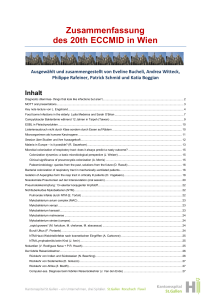 Zusammenfassung des 20th ECCMID in Wien