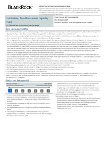 Institutional Euro Government Liquidity Fund