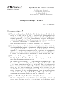 Lösungsvorschläge – Blatt 5