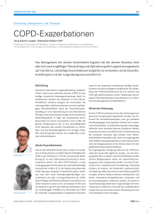 COPD-Exazerbationen - Swiss Medical Forum