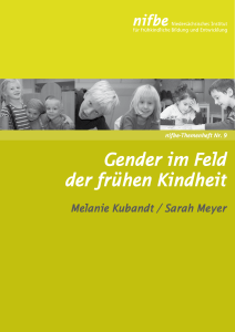 Gender im Feld der frühen Kindheit