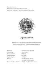 Diplomarbeit - Institut für Angewandte Mikroelektronik und