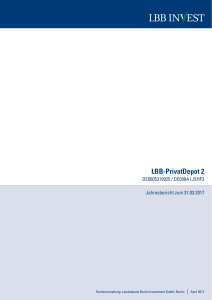 Jahresbericht LBB-PrivatDepot 2