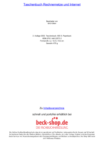 Taschenbuch Rechnernetze und Internet - Beck-Shop