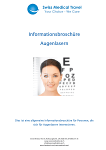 Informationsbroschüre Augenlasern