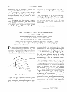 Der Astigmatismus des Toroidkondensators