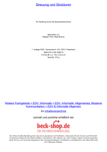 Streuung und Strukturen - ReadingSample - Beck-Shop