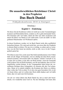 Das Buch Daniel - himmlisches