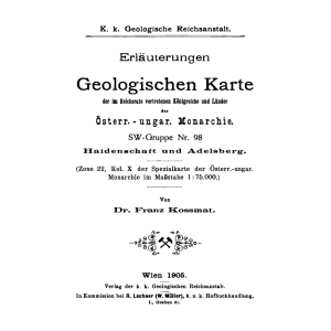 Geologischen Karte