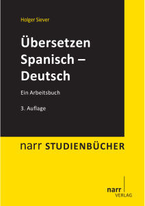 Übersetzen Spanisch-Deutsch