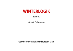 WINTERLOGIK - Drucken - Goethe